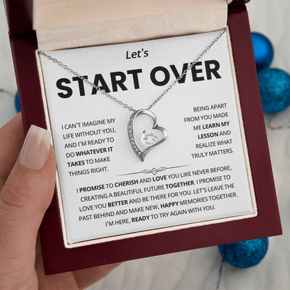 To My Soulmate Necklace - Start Over Gifts For Her