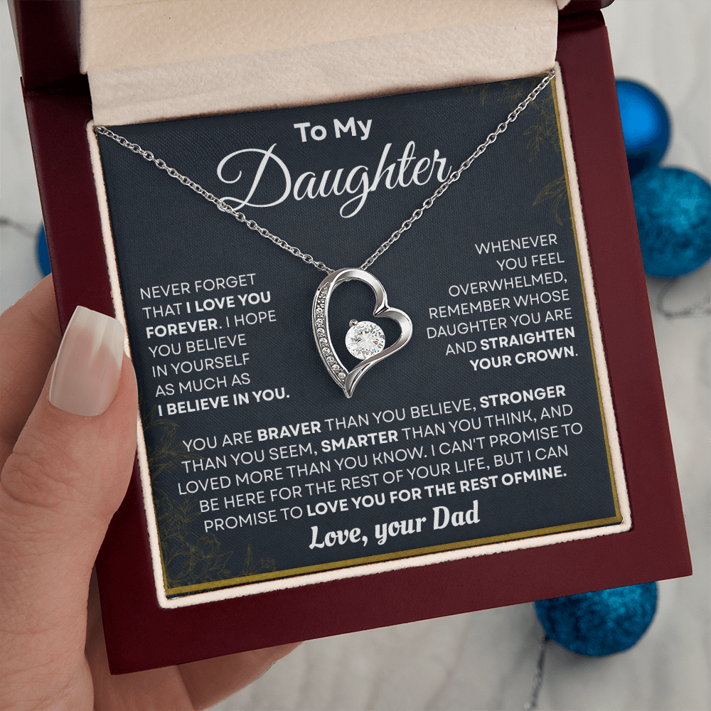 For My Daughter from Dad – A Meaningful Keepsake for Birthday, Christmas & Graduation