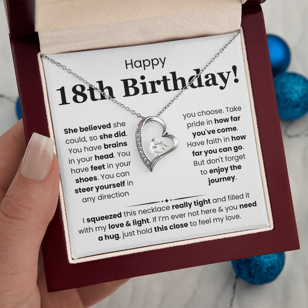 18th Birthday Necklace for Her – Heartfelt Milestone Gift