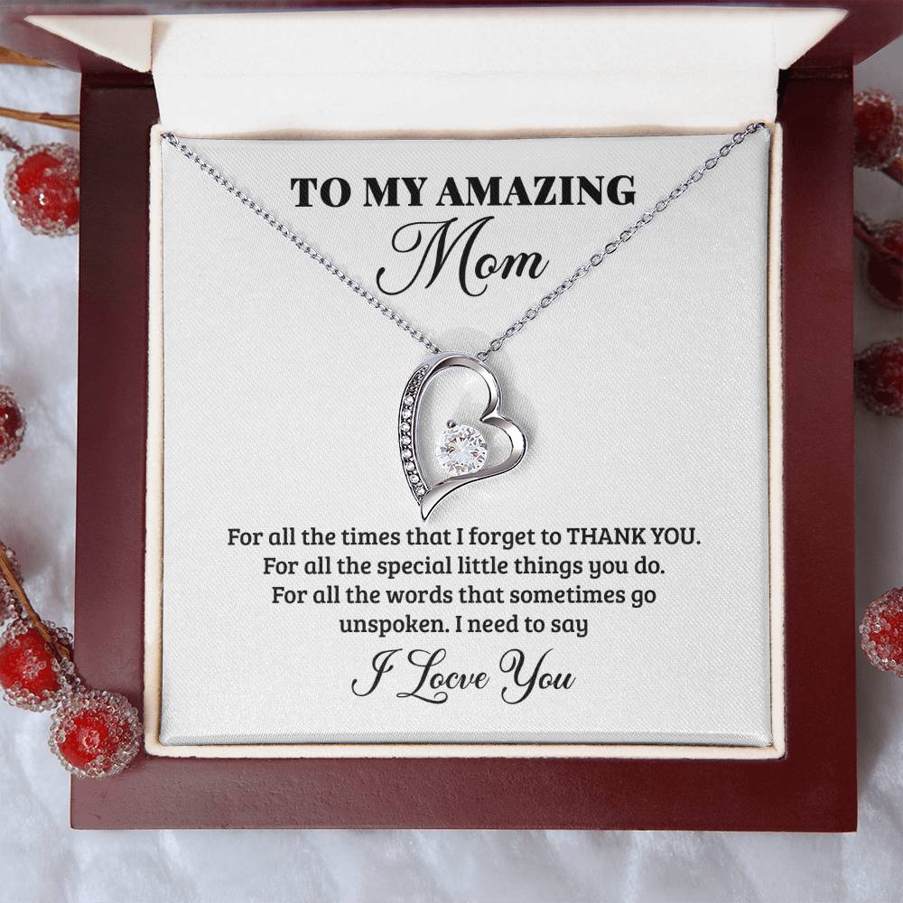 To My Mom Gift from Son | Best Selling Mother's Day 2026 Strength and Love Necklace