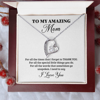 To My Mom Gift from Son | Best Selling Mother's Day 2026 Strength and Love Necklace