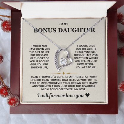 Bonus Daughter Gifts From Stepdad Stepmom With Heartfelt Message & Gift Box