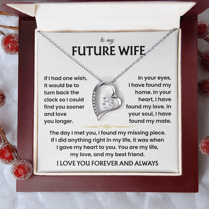 Necklace Gifts for Future Wife From Future Husband, Sentimental Jewelry Gift for Her