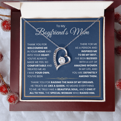 To My Boyfriends Mom Necklace - Forever Love Jewelry