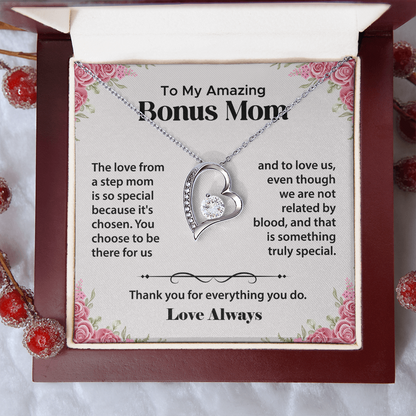 To My Amazing Mom - Forever Love You Mom - Necklace