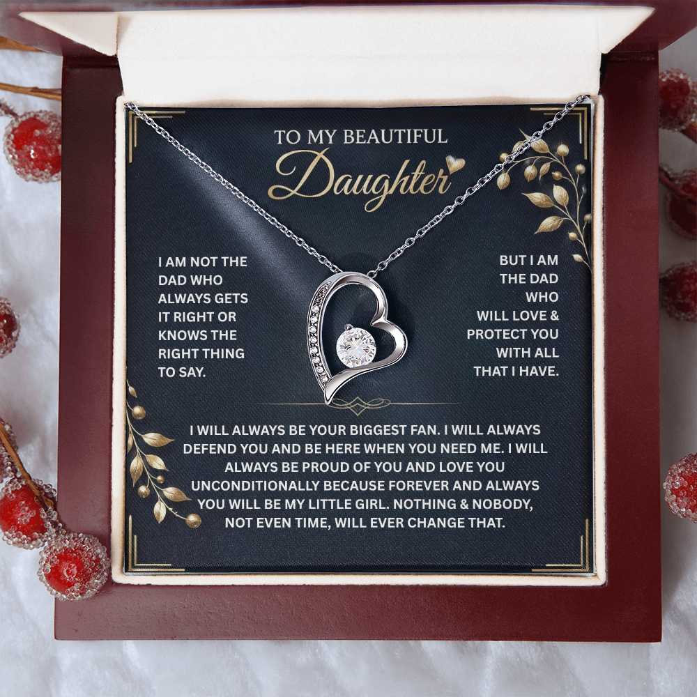 Daughter Jewelry Gift – Inspirational Necklace from Mom or Dad