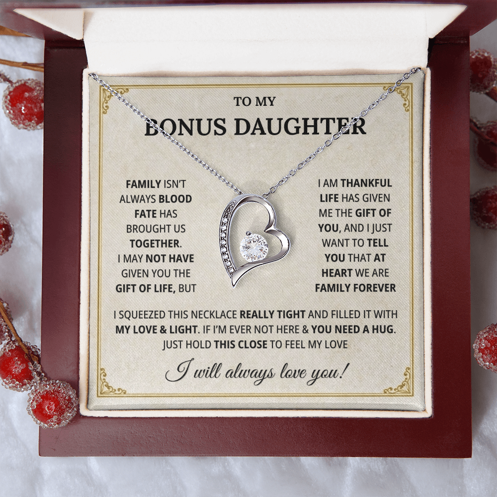 Jewelry Gifts for Stepdaughter at Wedding, Necklaces for Stepdaughter From Stepdad