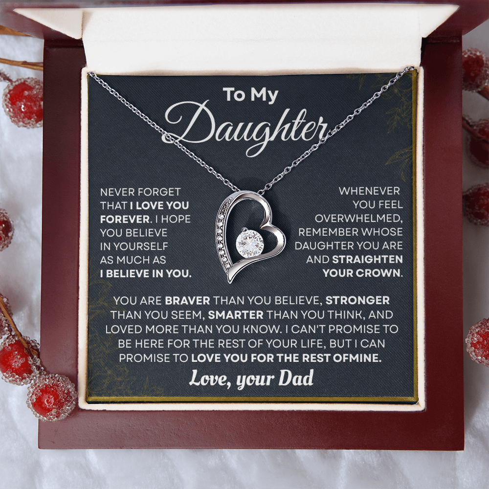 For My Daughter from Dad – A Meaningful Keepsake for Birthday, Christmas & Graduation
