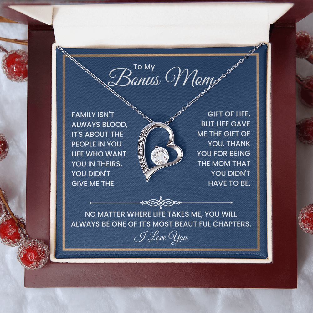 Mother's Day Jewelry Gift for Step Mom From Son or Daughter