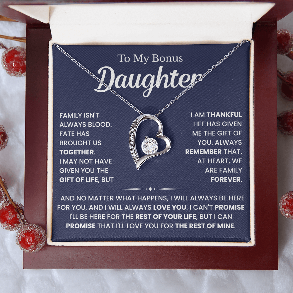 To My Beautiful Daughter-In-Law Necklace From Mommy, Perfect For Birthday, Christmas