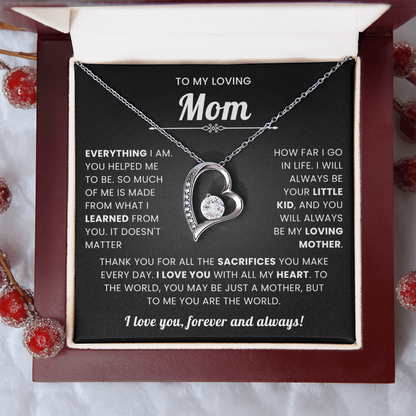 To My Mom Necklace Gifts Meaningful Gift to Mom From Son