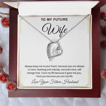 To My Future Wife Necklace – Romantic Promise Jewelry for Fiancée & Soulmate