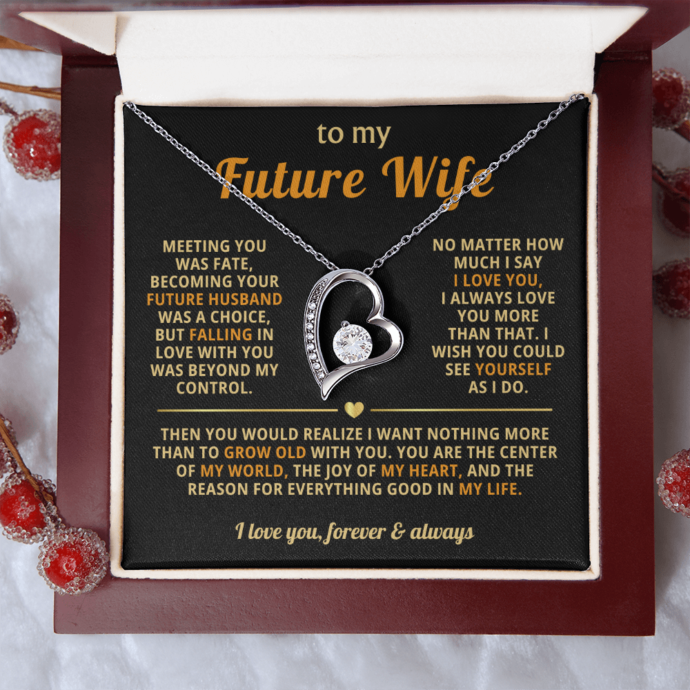 Future Wife Jewelry, Birthday, Valentine Gifts For Girlfriend Message Card