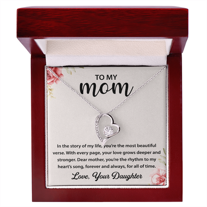 To My Mom - You're My Universe - Love Knot Necklace