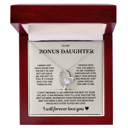 Bonus Daughter Gifts From Stepdad Stepmom With Heartfelt Message & Gift Box