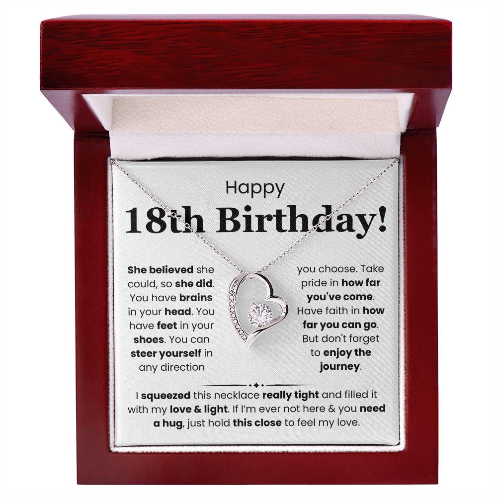 18th Birthday Necklace for Her – Heartfelt Milestone Gift