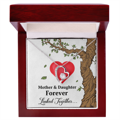 To My Beautiful Mom - You're My Universe! Forever Love Necklace