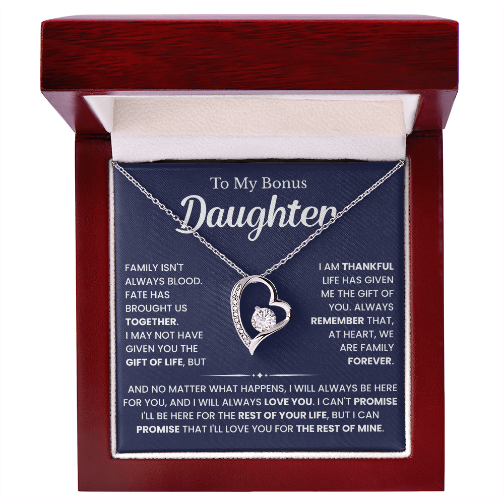 To My Beautiful Daughter-In-Law Necklace From Mommy, Perfect For Birthday, Christmas