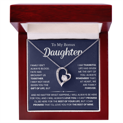 To My Beautiful Daughter-In-Law Necklace From Mommy, Perfect For Birthday, Christmas