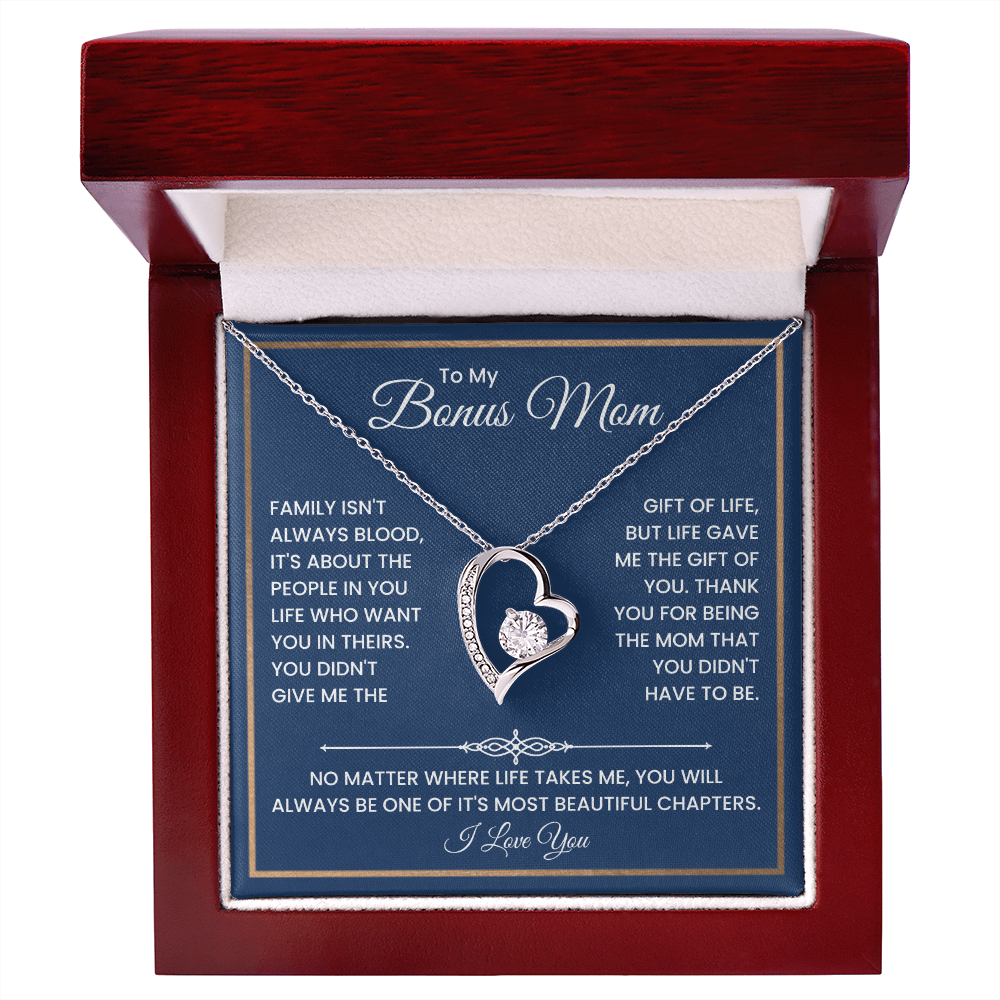 Mother's Day Jewelry Gift for Step Mom From Son or Daughter