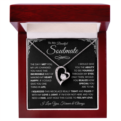 My Wife Necklace From Husband, Gifts for Fiancee Women, Soulmate Gifts for Her
