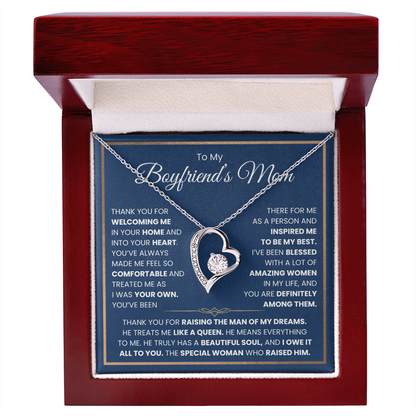 To My Boyfriends Mom Necklace - Forever Love Jewelry