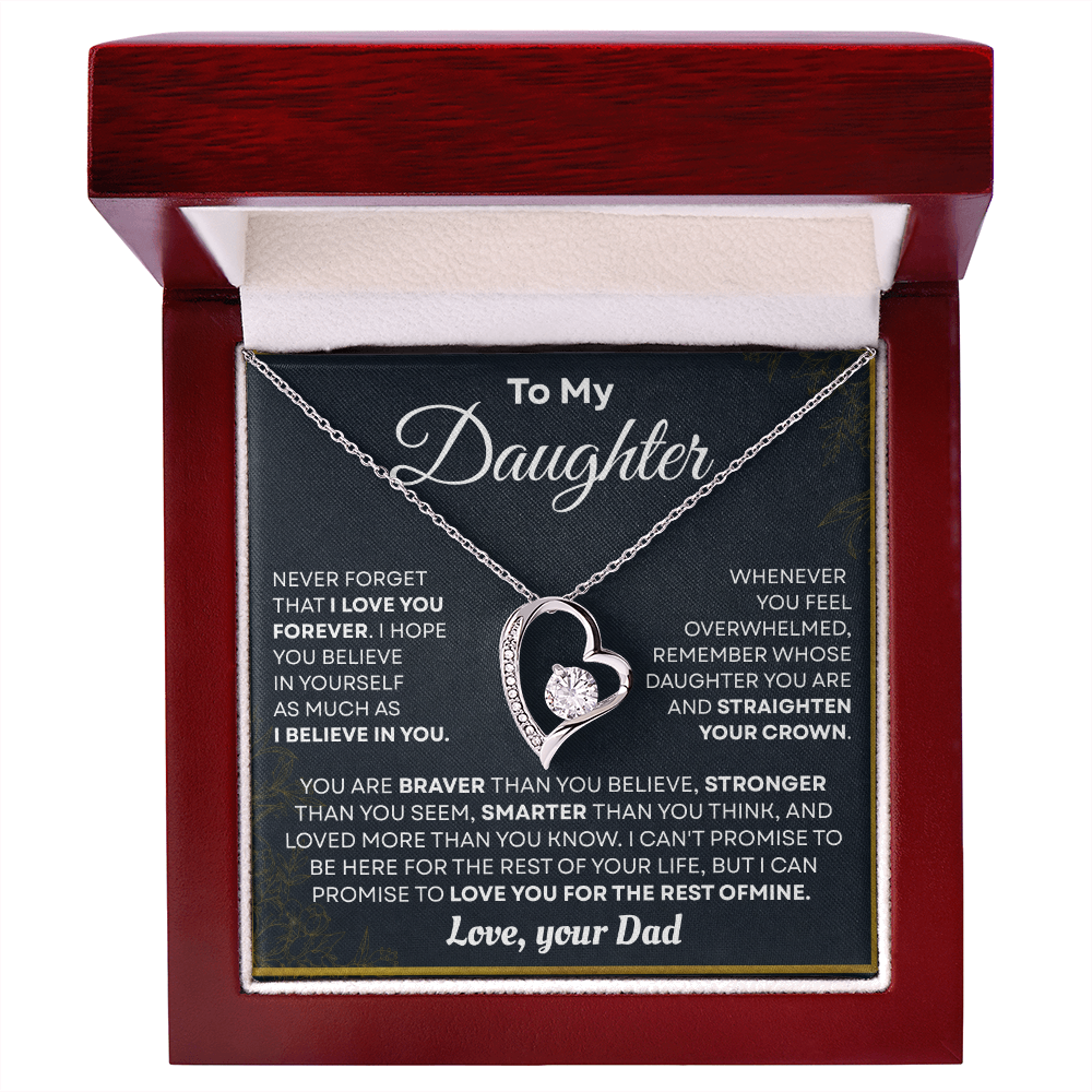 For My Daughter from Dad – A Meaningful Keepsake for Birthday, Christmas & Graduation