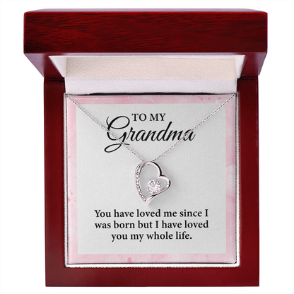 To My Grandma - I Have Loved You in My Whole Life, Necklace Gift for Her