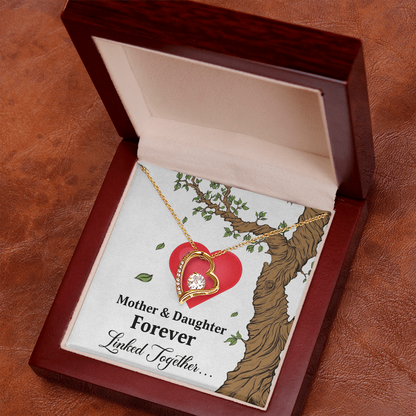 To My Beautiful Mom - You're My Universe! Forever Love Necklace