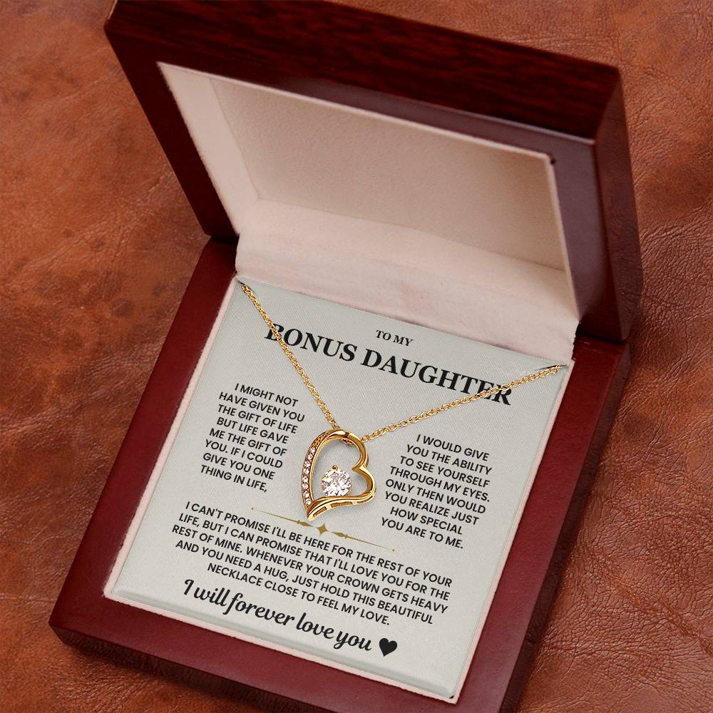 Bonus Daughter Gifts From Stepdad Stepmom With Heartfelt Message & Gift Box