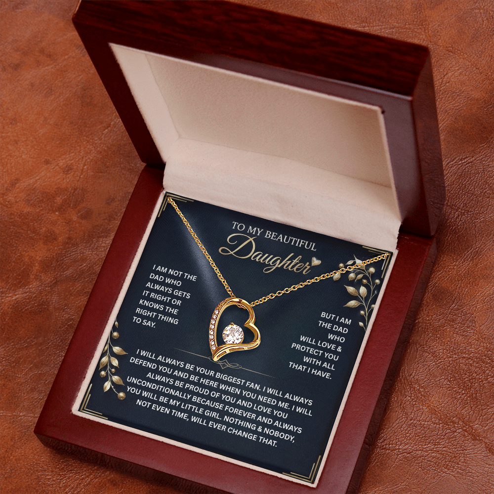 Daughter Jewelry Gift – Inspirational Necklace from Mom or Dad