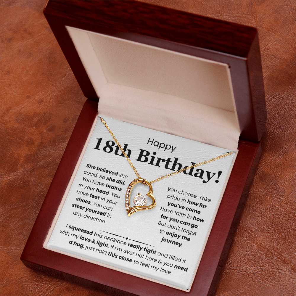 18th Birthday Necklace for Her – Heartfelt Milestone Gift
