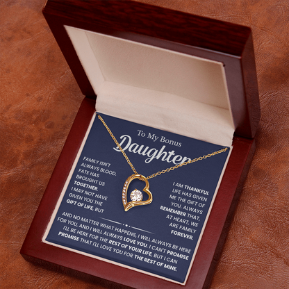 To My Beautiful Daughter-In-Law Necklace From Mommy, Perfect For Birthday, Christmas
