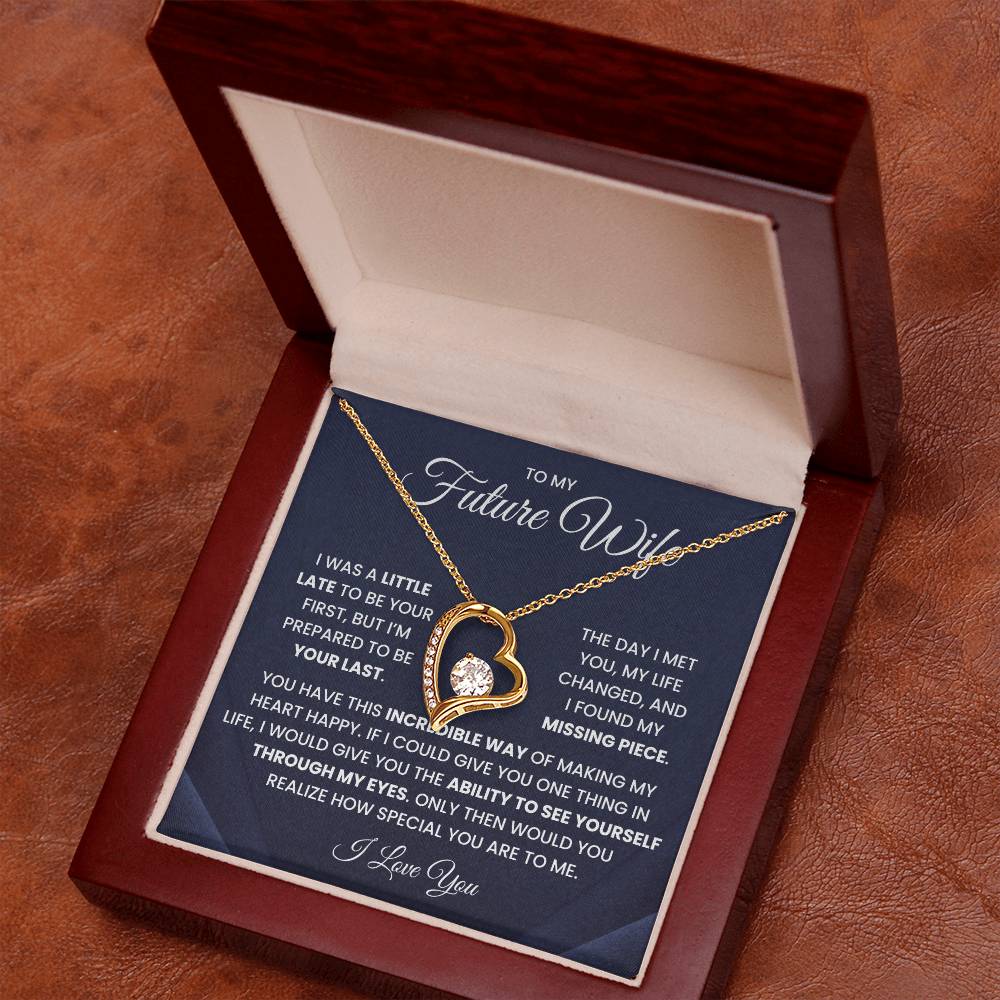 To My Future Wife Necklace – Wedding Gift for Bride