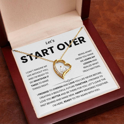 To My Soulmate Necklace - Start Over Gifts For Her