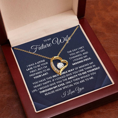 To My Future Wife Necklace – Wedding Gift for Bride