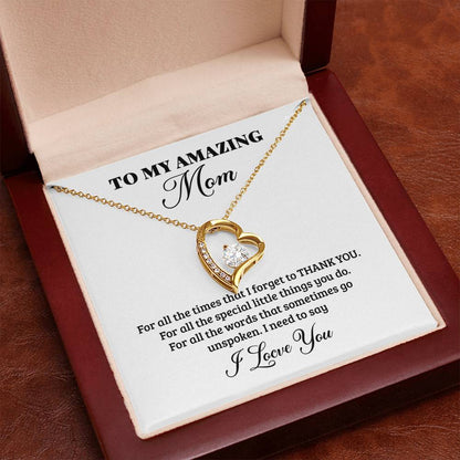 To My Mom Gift from Son | Best Selling Mother's Day 2026 Strength and Love Necklace
