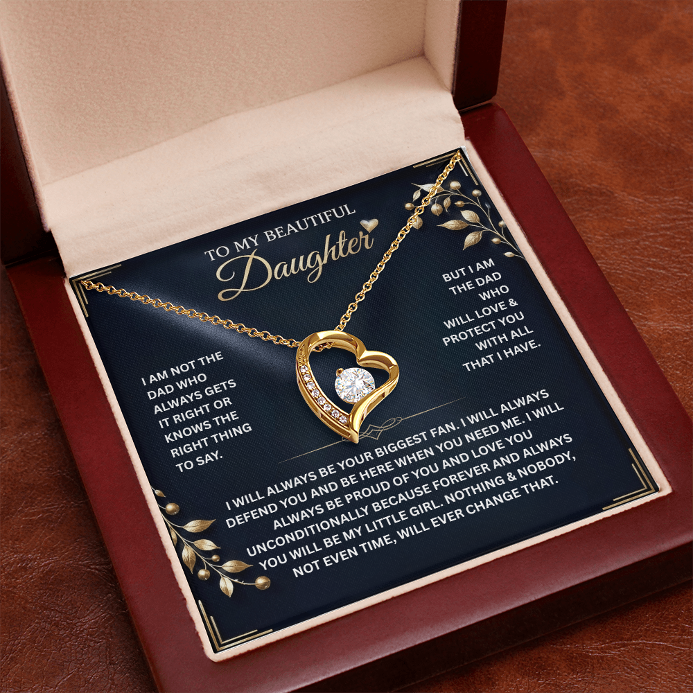 Daughter Jewelry Gift – Inspirational Necklace from Mom or Dad