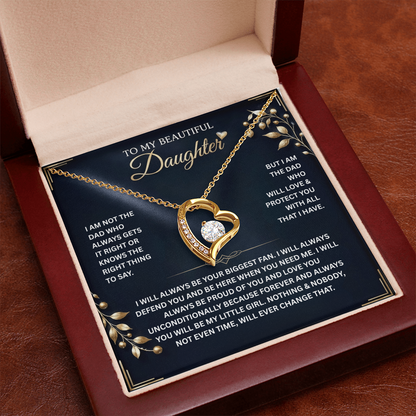 Daughter Jewelry Gift – Inspirational Necklace from Mom or Dad
