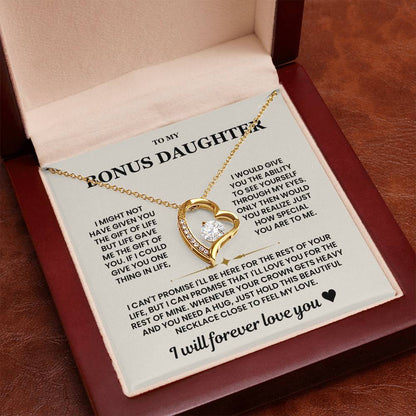 Bonus Daughter Gifts From Stepdad Stepmom With Heartfelt Message & Gift Box