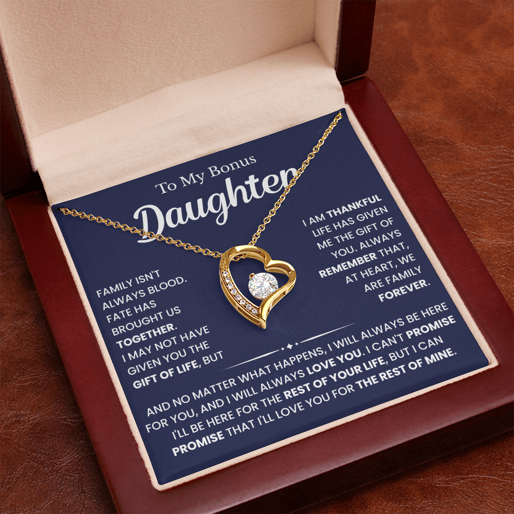 To My Beautiful Daughter-In-Law Necklace From Mommy, Perfect For Birthday, Christmas