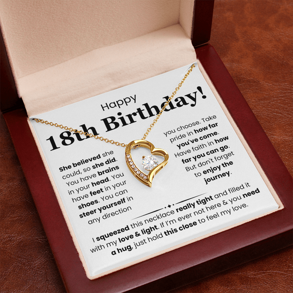 18th Birthday Necklace for Her – Heartfelt Milestone Gift