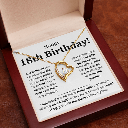 18th Birthday Necklace for Her – Heartfelt Milestone Gift