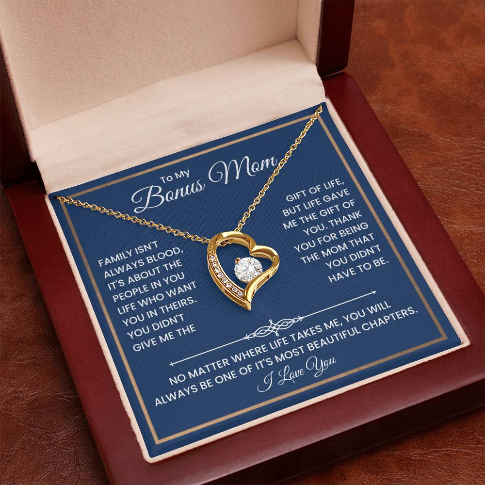 Mother's Day Jewelry Gift for Step Mom From Son or Daughter