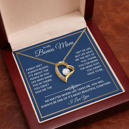 Mother's Day Jewelry Gift for Step Mom From Son or Daughter