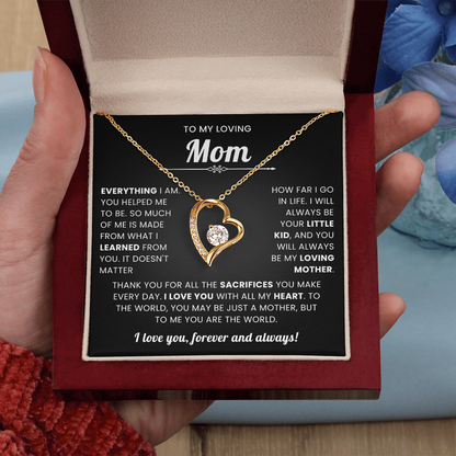 To My Mom Necklace Gifts Meaningful Gift to Mom From Son