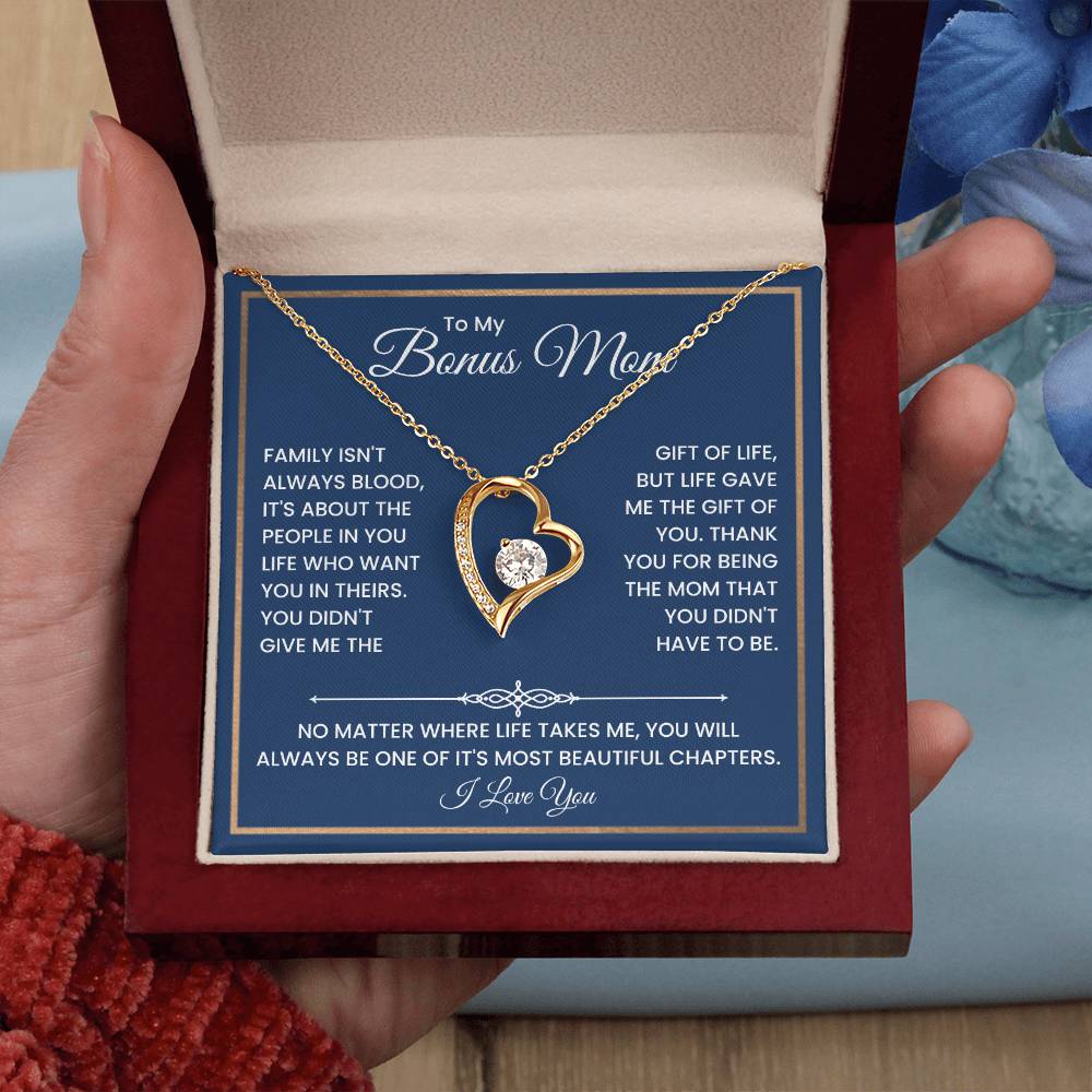 Mother's Day Jewelry Gift for Step Mom From Son or Daughter