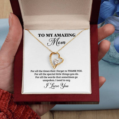 To My Mom Gift from Son | Best Selling Mother's Day 2026 Strength and Love Necklace