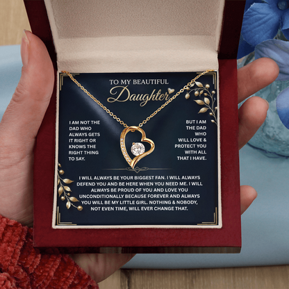 Daughter Jewelry Gift – Inspirational Necklace from Mom or Dad