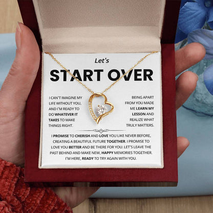 To My Soulmate Necklace - Start Over Gifts For Her